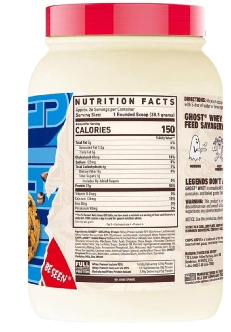Ghost Whey Protein Powder- 1014g