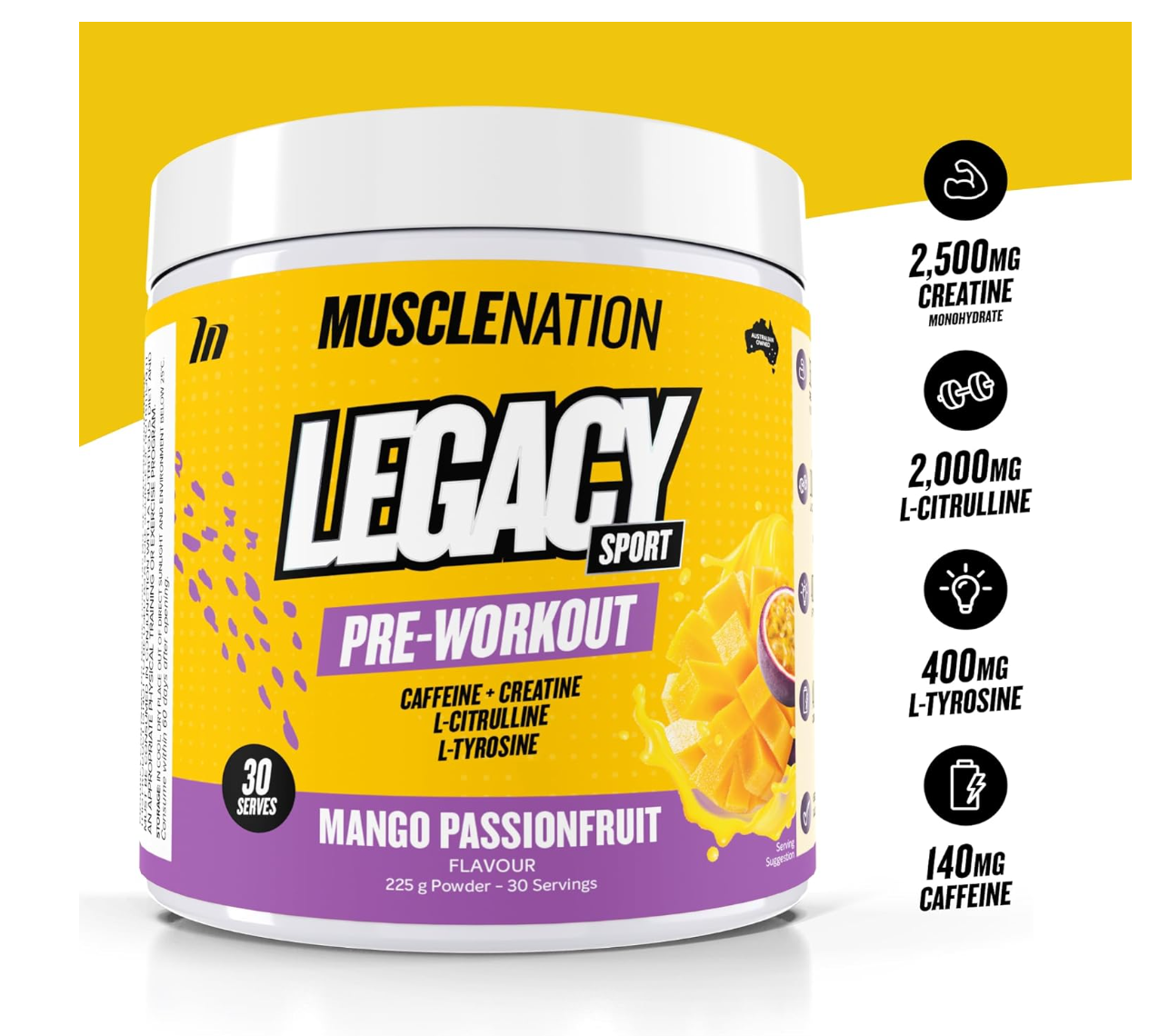 Muscle Nation Legacy Sport Pre-Workout