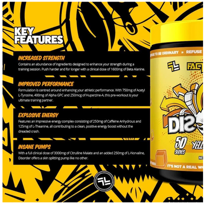 Faction Labs Disorder Pre-Workout 50 Serves