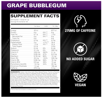EHP Labs OxyShred Hardcore Thermogenic Pre Workout Shredding Supplement