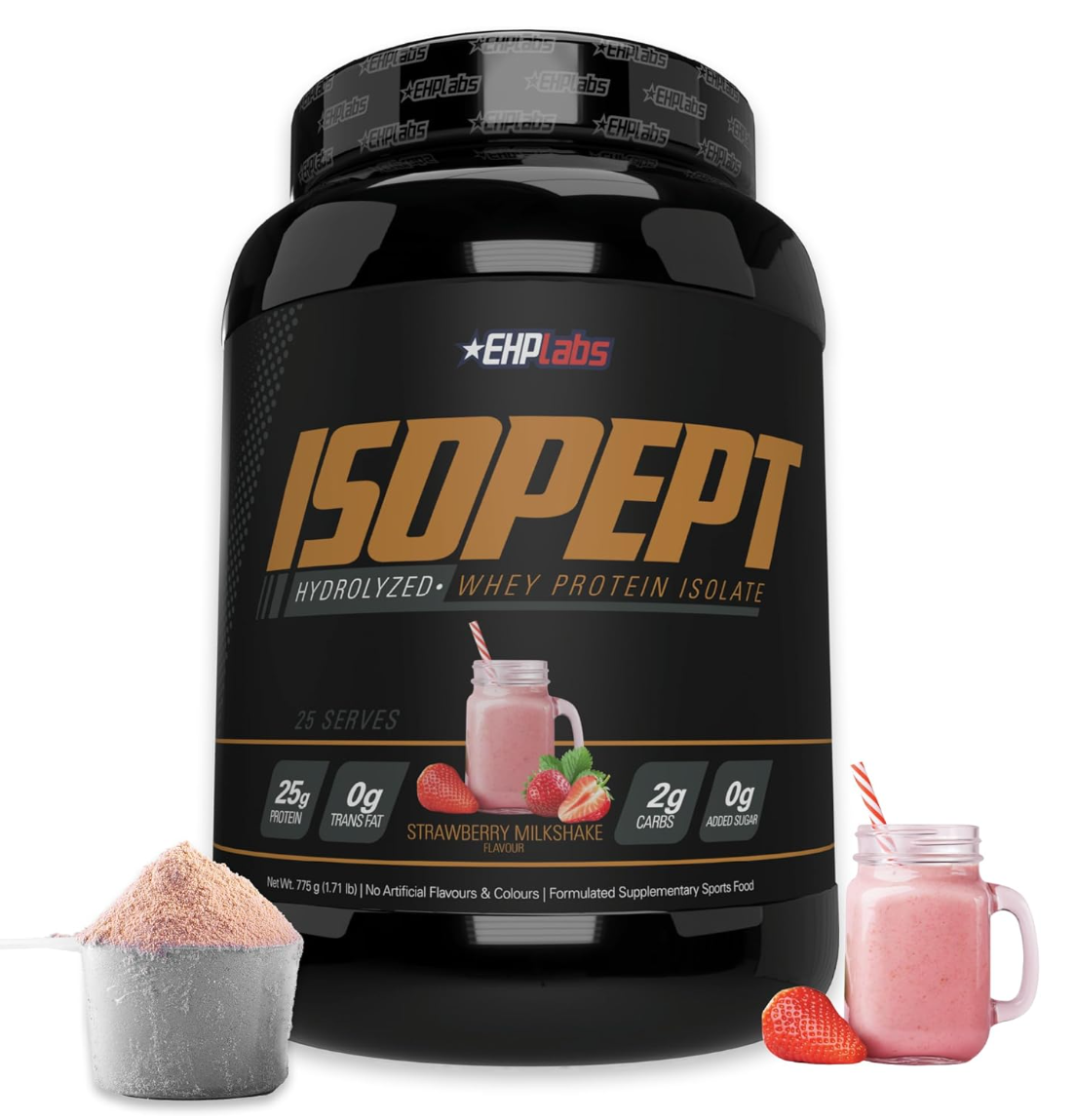 EHP Labs ISOPEPT Hydrolyzed Whey Protein Powder