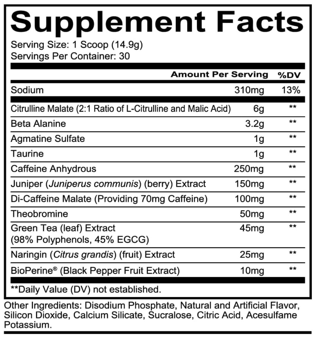 Redcon1 Total War Pre-Workout Powder