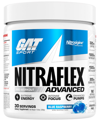 GAT Clinically Tested Nitraflex, Testosterone Enhancing Pre Workout