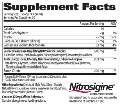 GAT Clinically Tested Nitraflex, Testosterone Enhancing Pre Workout