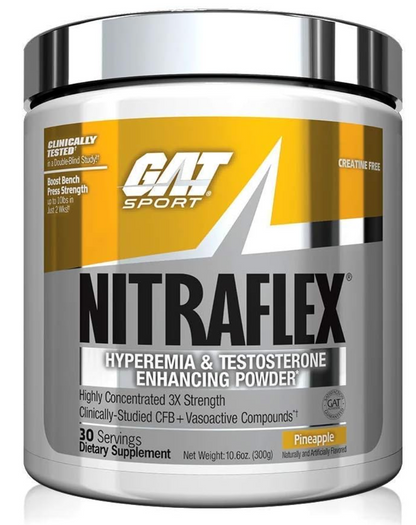 GAT Clinically Tested Nitraflex, Testosterone Enhancing Pre Workout