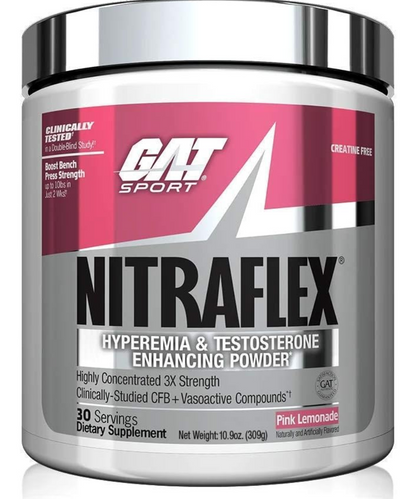 GAT Clinically Tested Nitraflex, Testosterone Enhancing Pre Workout