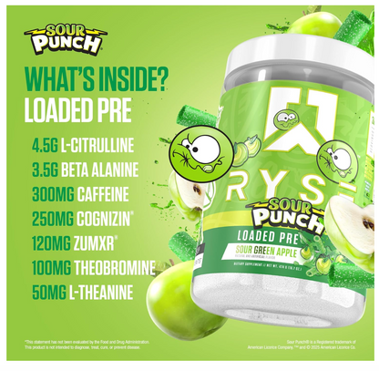 Ryse Loaded Preworkout Powder 474g