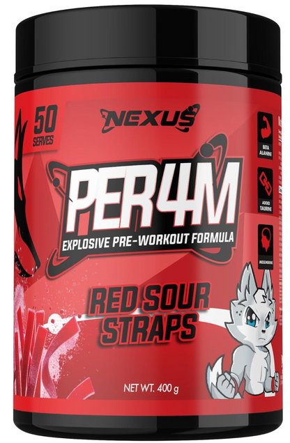 Nexus PER4M Pre Workout Powder Supplement- 50 Servings