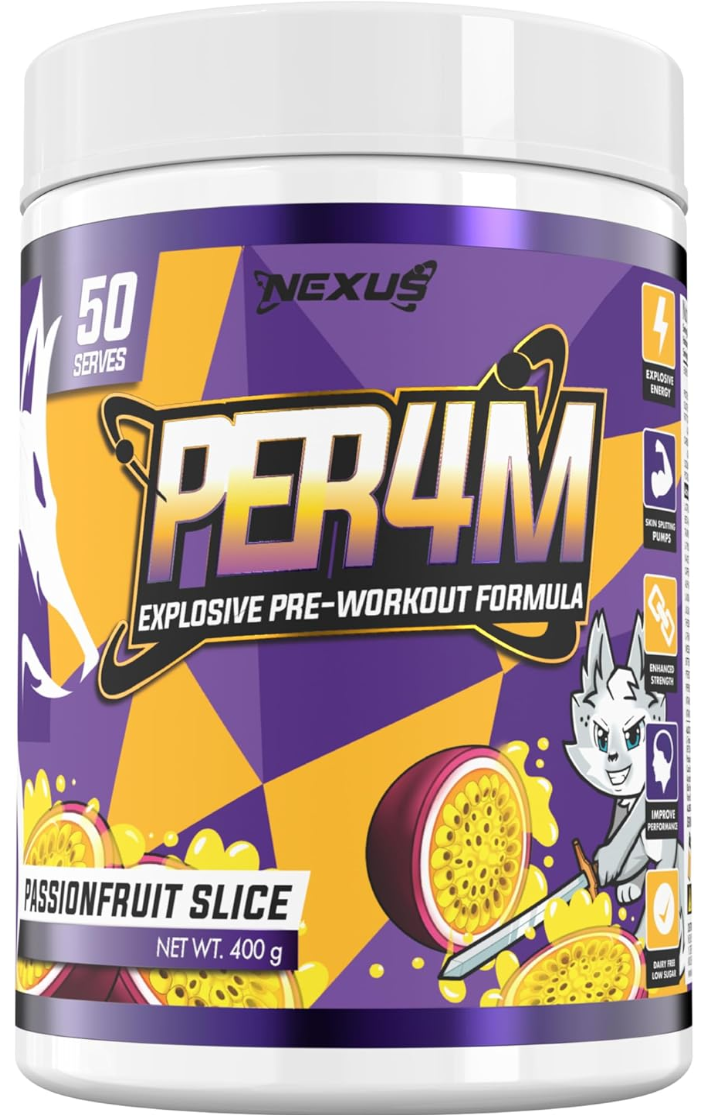 Nexus PER4M Pre Workout Powder Supplement- 50 Servings