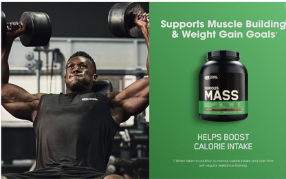 OPTIMUM NUTRITION Serious Mass Protein Powder Gainer, 5.44kg