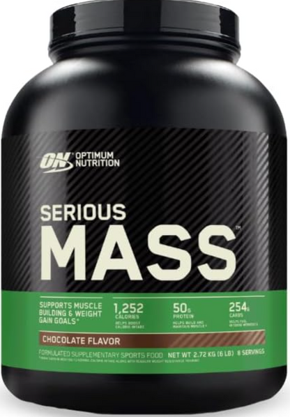 OPTIMUM NUTRITION Serious Mass Protein Powder Gainer, 2.72kg
