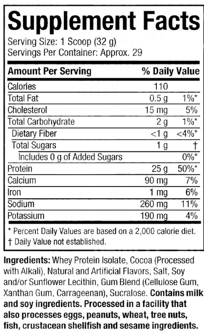 MuscleTech Iso Whey, 907g