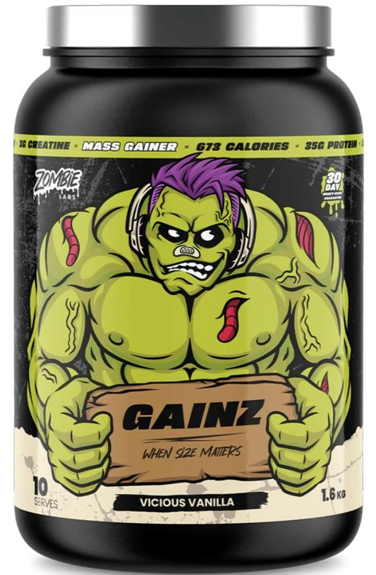Zombie Labs Gainz Vanilla Mass Gainer + Creatine 1.6kg