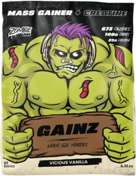 Zombie Labs Gainz Mass Gainer + Creatine 4.32kg