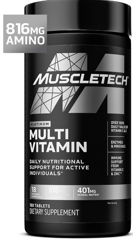 Muscletech Platinum Multivitamin 180 Tablets