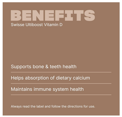 Swisse Ultiboost Vitamin D- 400 Capsules