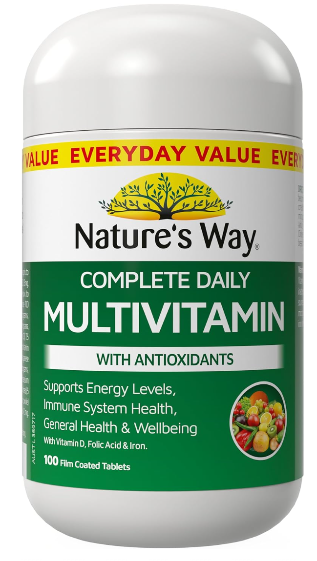 Nature's Way Complete Daily Multivitamin 100 Tablets
