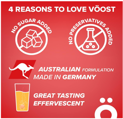 Voost Multivitamin Orange Effervescent Tablets 40 Pack