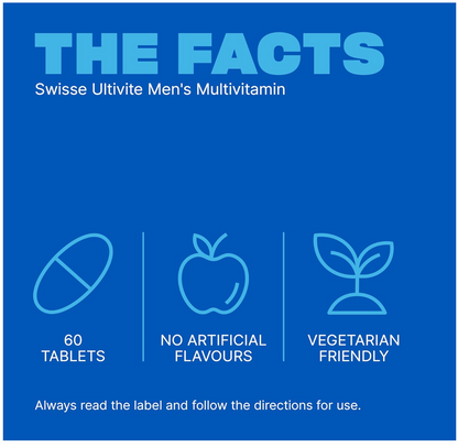 Swisse Ultivite Men's Multivitamin - 60 Tablets