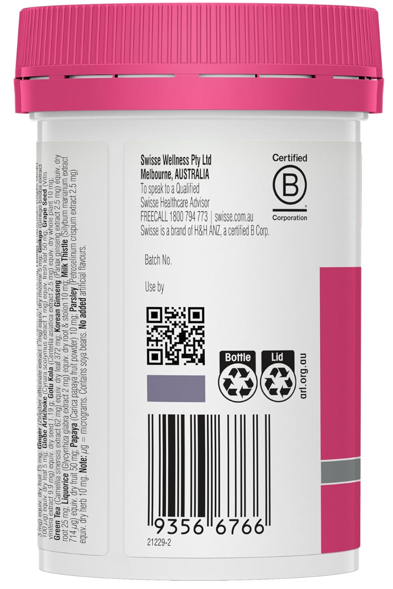 Swisse Ultivite Women's Multivitamin - 60 Tablets