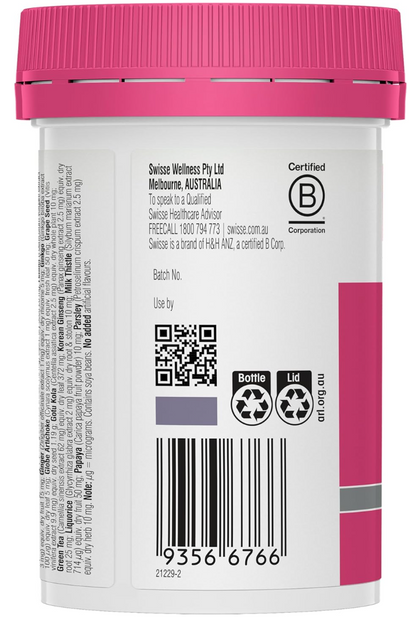 Swisse Ultivite Women's Multivitamin - 60 Tablets