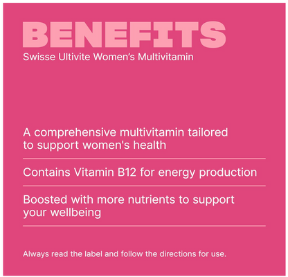 Swisse Ultivite Women's Multivitamin - 60 Tablets