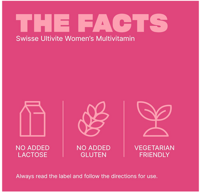 Swisse Ultivite Women's Multivitamin - 60 Tablets