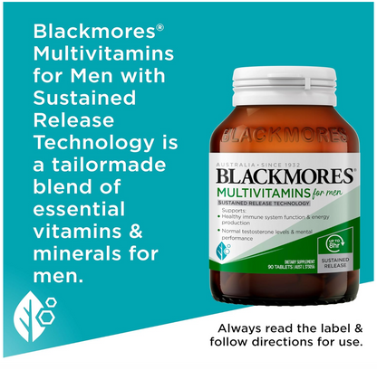Blackmores Multivitamins for Men, 60 Tablets