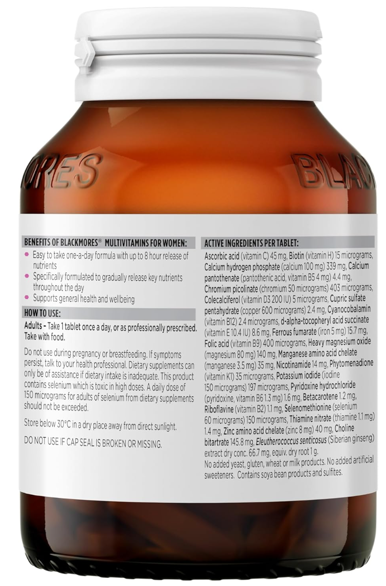 Blackmores Multivitamins for Women, 90 Tablets