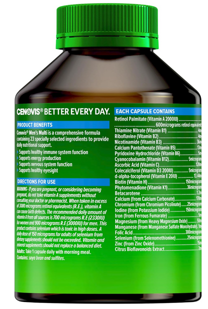 Cenovis Men's Multi Capsules, 100 Tablets