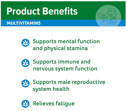 Cenovis Men's Multi Capsules, 100 Tablets