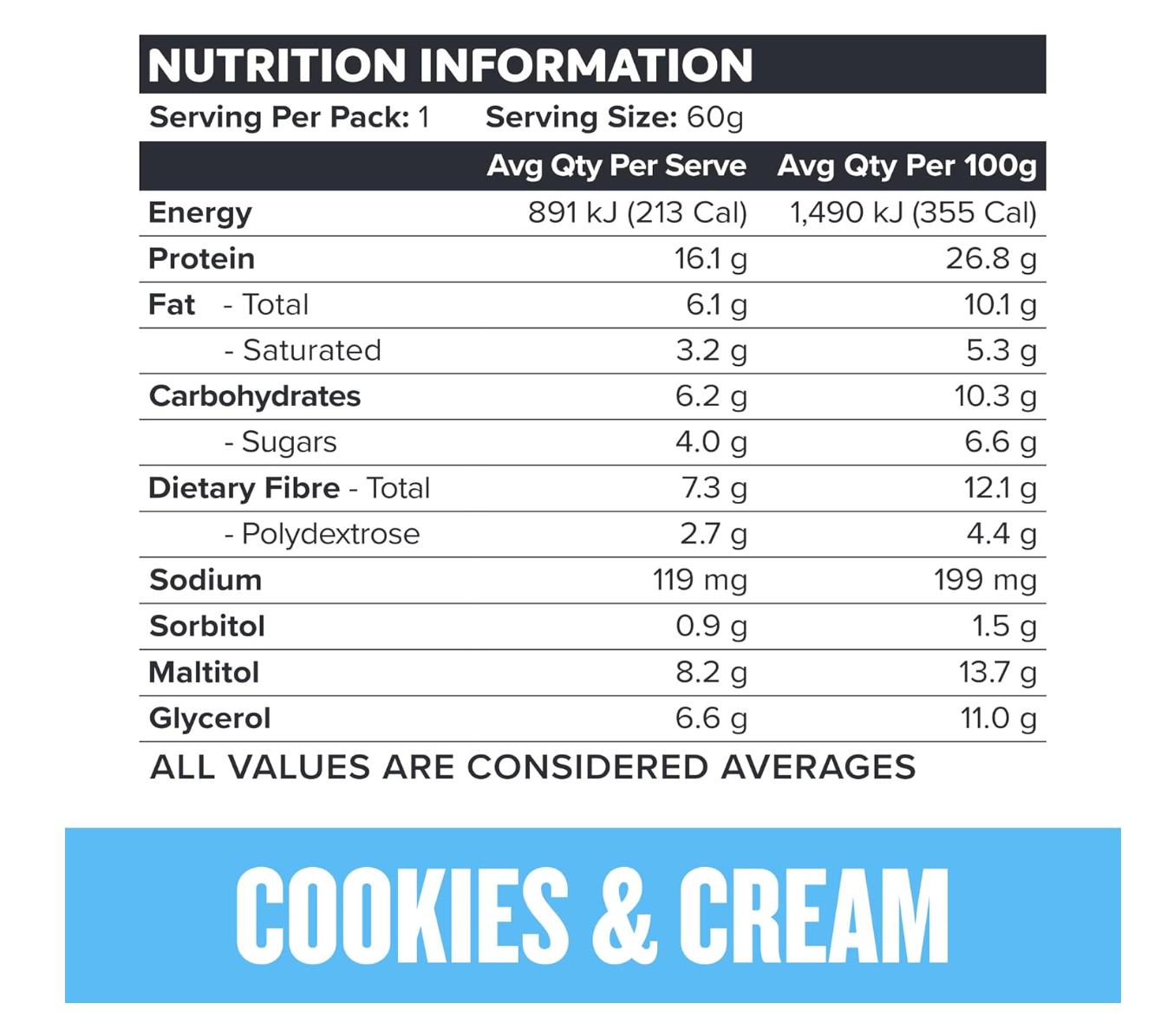 Muscle Nation Custard Protein Bars- 12 Pack