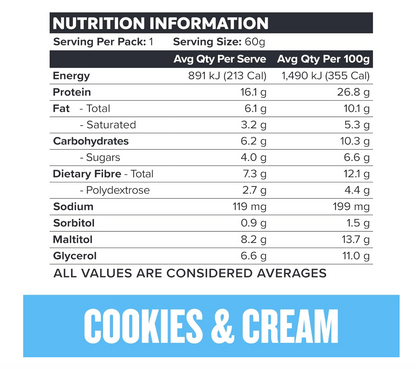Muscle Nation Custard Protein Bars- 12 Pack