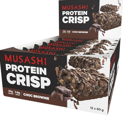 Musashi Crisp Protein Bar- 12 Pack
