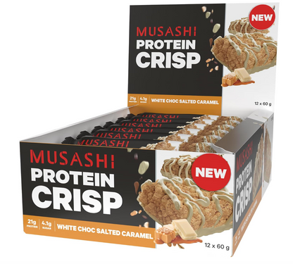 Musashi Crisp Protein Bar- 12 Pack