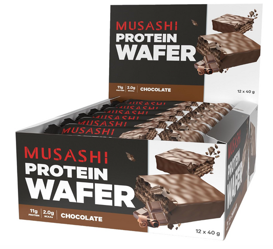 Musashi Protein Wafer Bar- 12 Pack