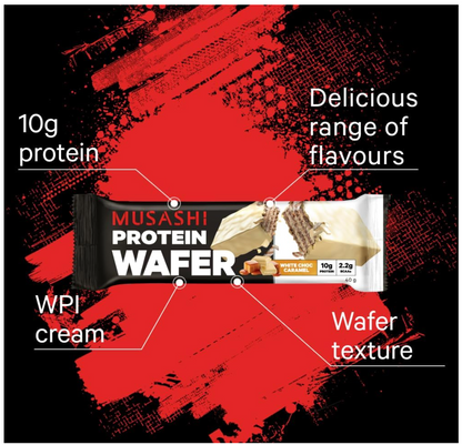 Musashi Protein Wafer Bar- 12 Pack