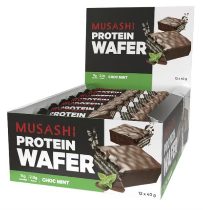 Musashi Protein Wafer Bar- 12 Pack