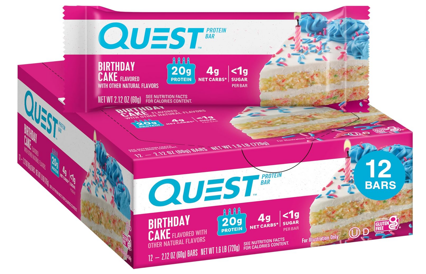 Quest Nutrition Protein Bar- 12 Pack