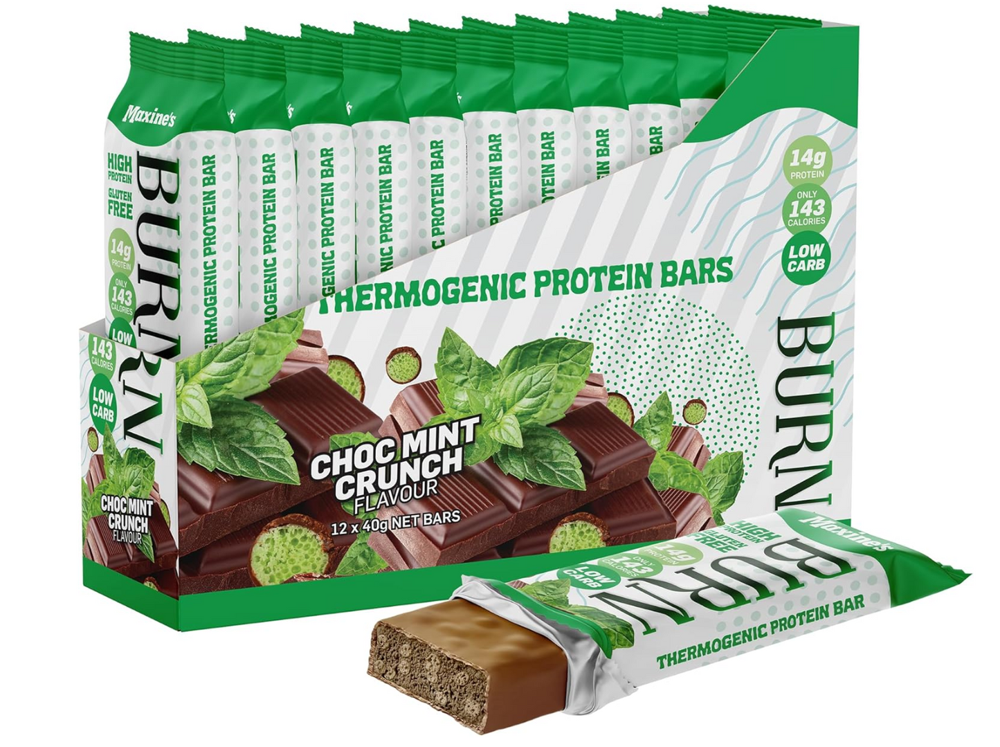 Maxine's Fat Burning Protein Bars- 12 Pack