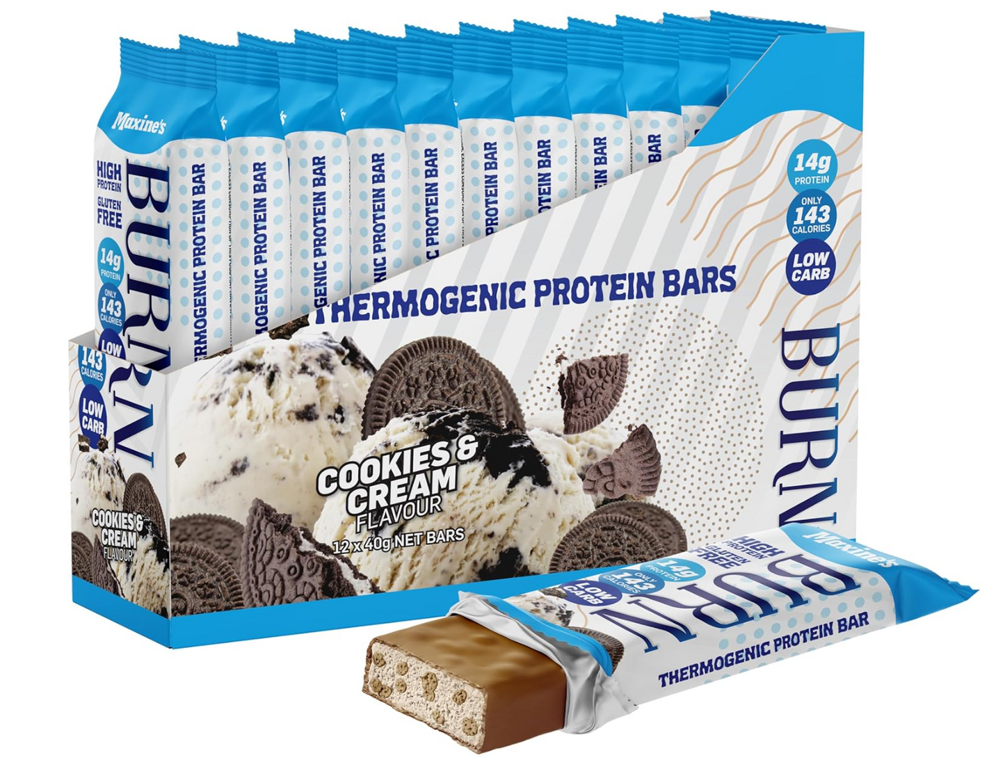 Maxine's Fat Burning Protein Bars- 12 Pack