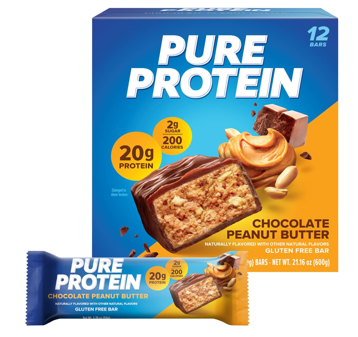 Pure Protein Bars- 12 Pack