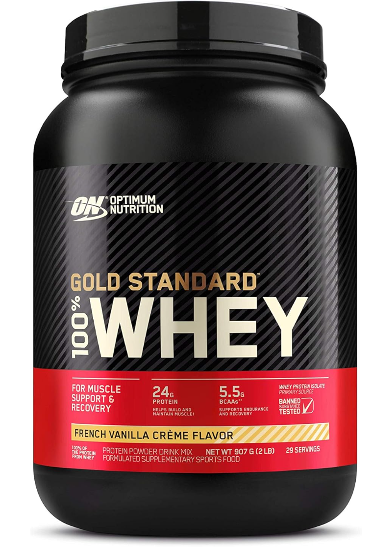 OPTIMUM NUTRITION Gold Standard 100% Whey Protein Powder- 907g