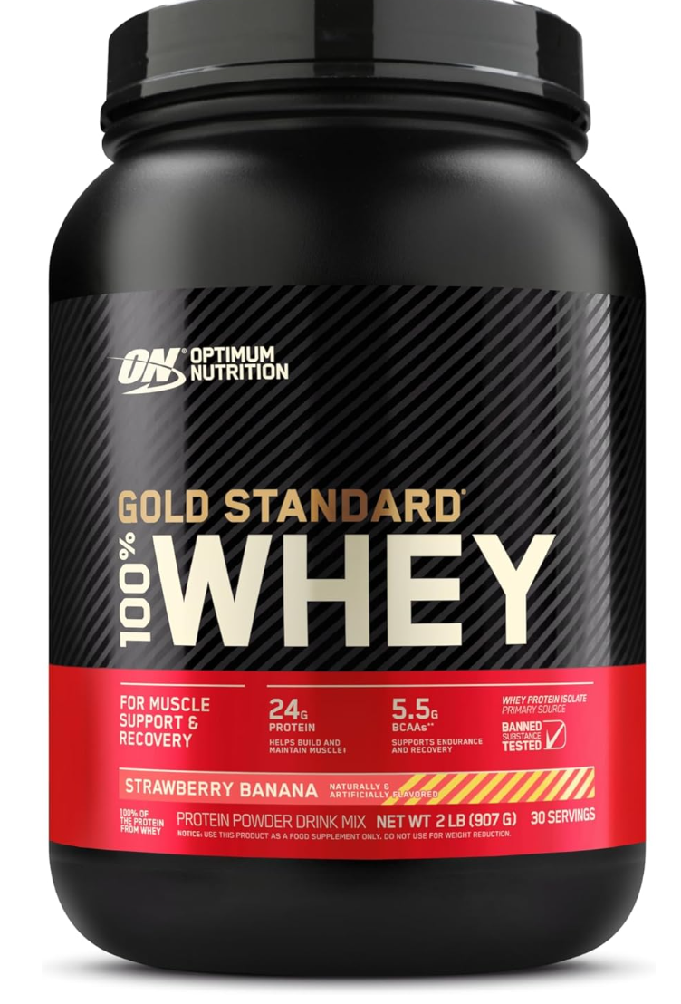 OPTIMUM NUTRITION Gold Standard 100% Whey Protein Powder- 907g