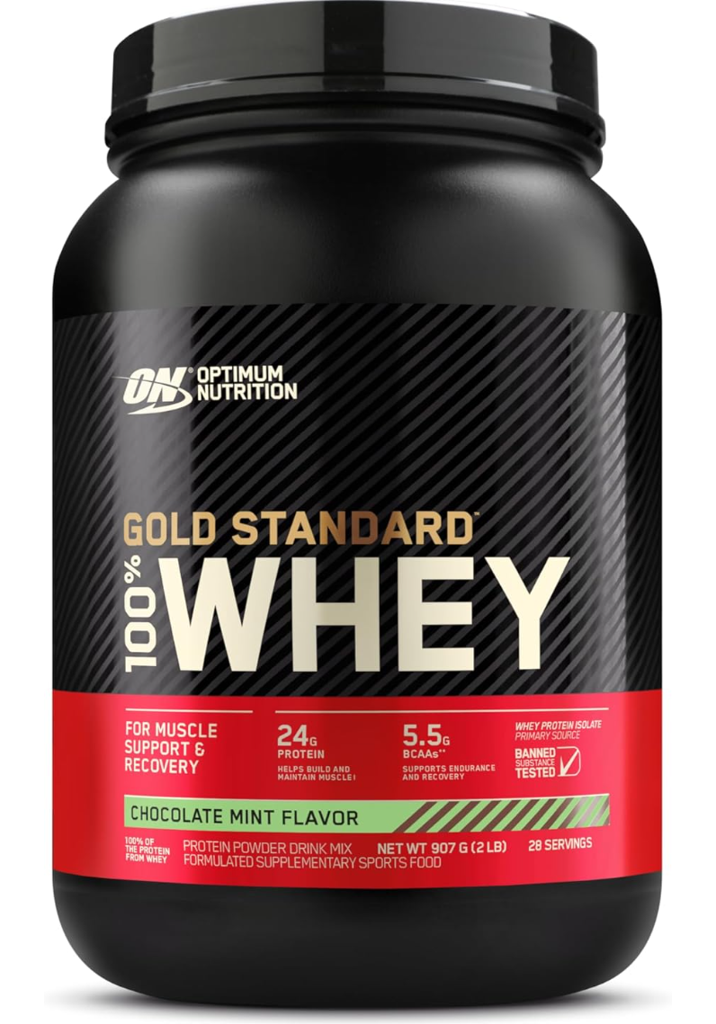 OPTIMUM NUTRITION Gold Standard 100% Whey Protein Powder- 907g