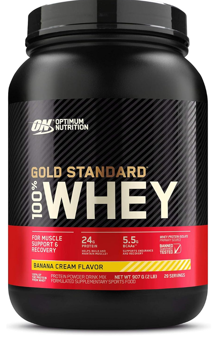 OPTIMUM NUTRITION Gold Standard 100% Whey Protein Powder- 907g