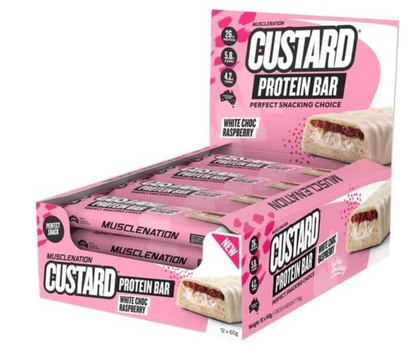Muscle Nation Custard Protein Bars- 12 Pack
