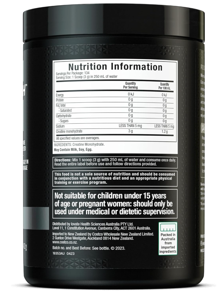 MuscleTech Platinum 100% Creatine Monohydrate Unflavoured