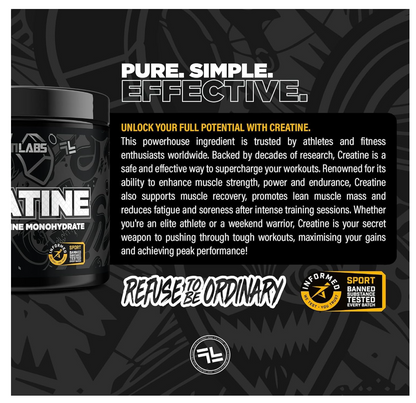 Faction Labs Creatine Monohydrate 100% Pure Creatine