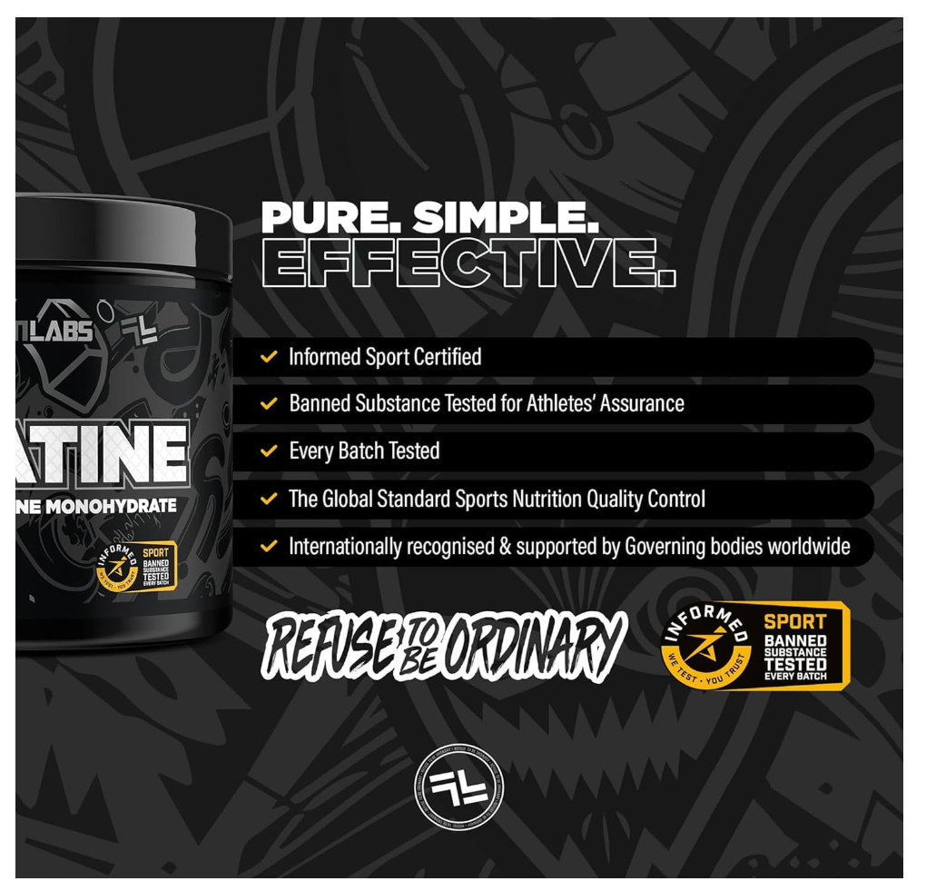 Faction Labs Creatine Monohydrate 100% Pure Creatine